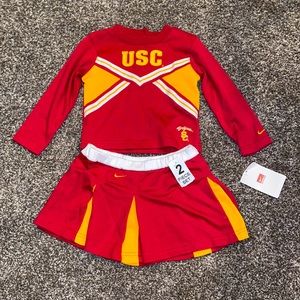 Toddler Girls USC cheer outfit